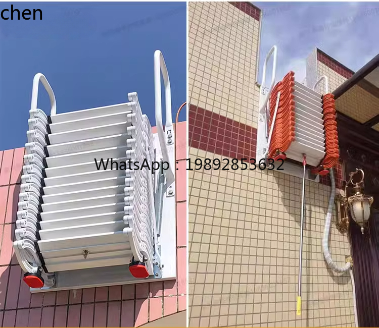 ABB  telescopic staircase hous - Fire Escape Ladder avaliação e preço
