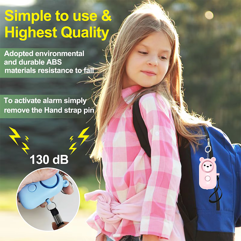130dB Loud Self Defense Alarm  - Personal Alarm Keychain avaliação e preço