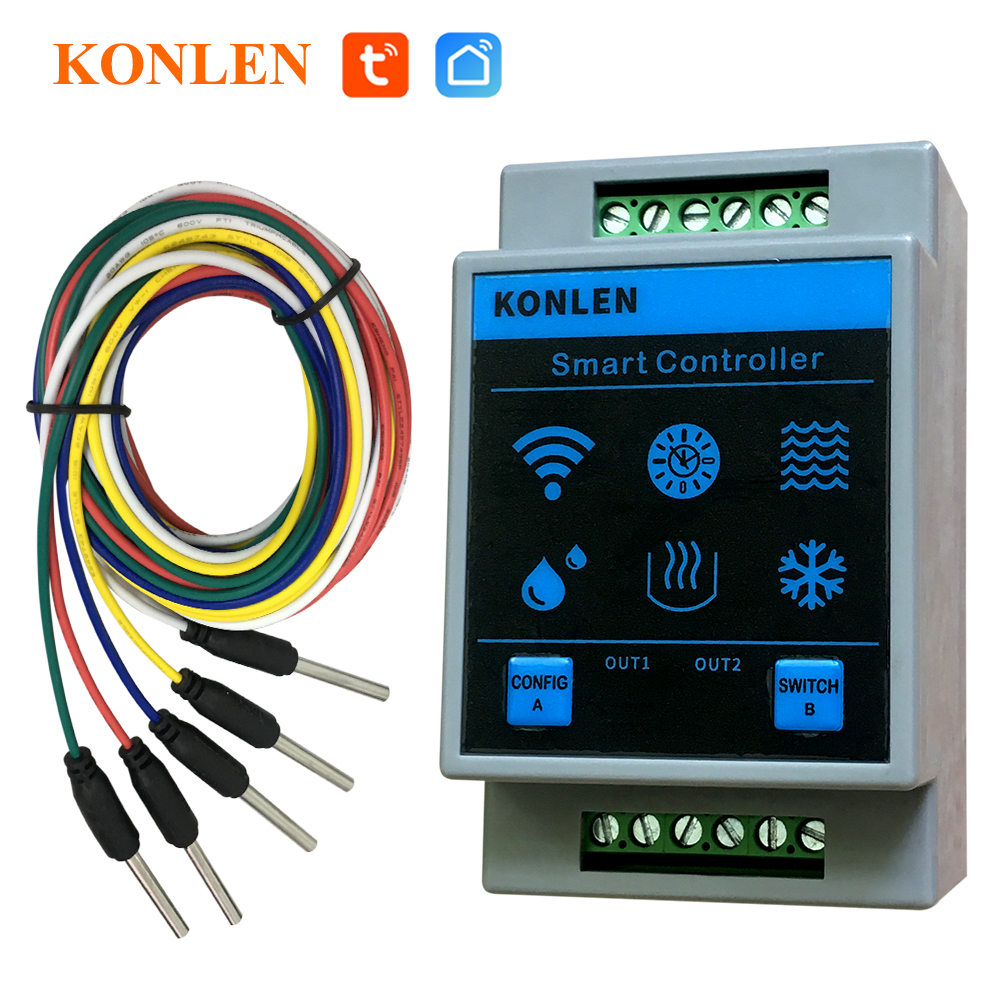 KONLEN Tuya Water Level Sensor - Water Alarm Sensor avaliação e preço