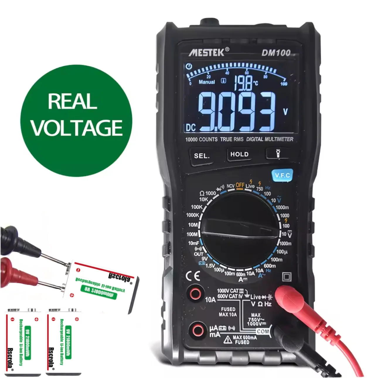 USB-C Rechargable 9V Lithium i - Smoke Detector Interconnected avaliação e preço