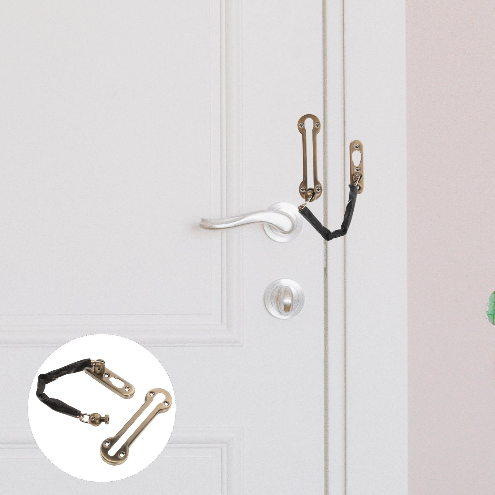 Door Chain Lock Heavy Duty Sta - Security Chain Door avaliação e preço