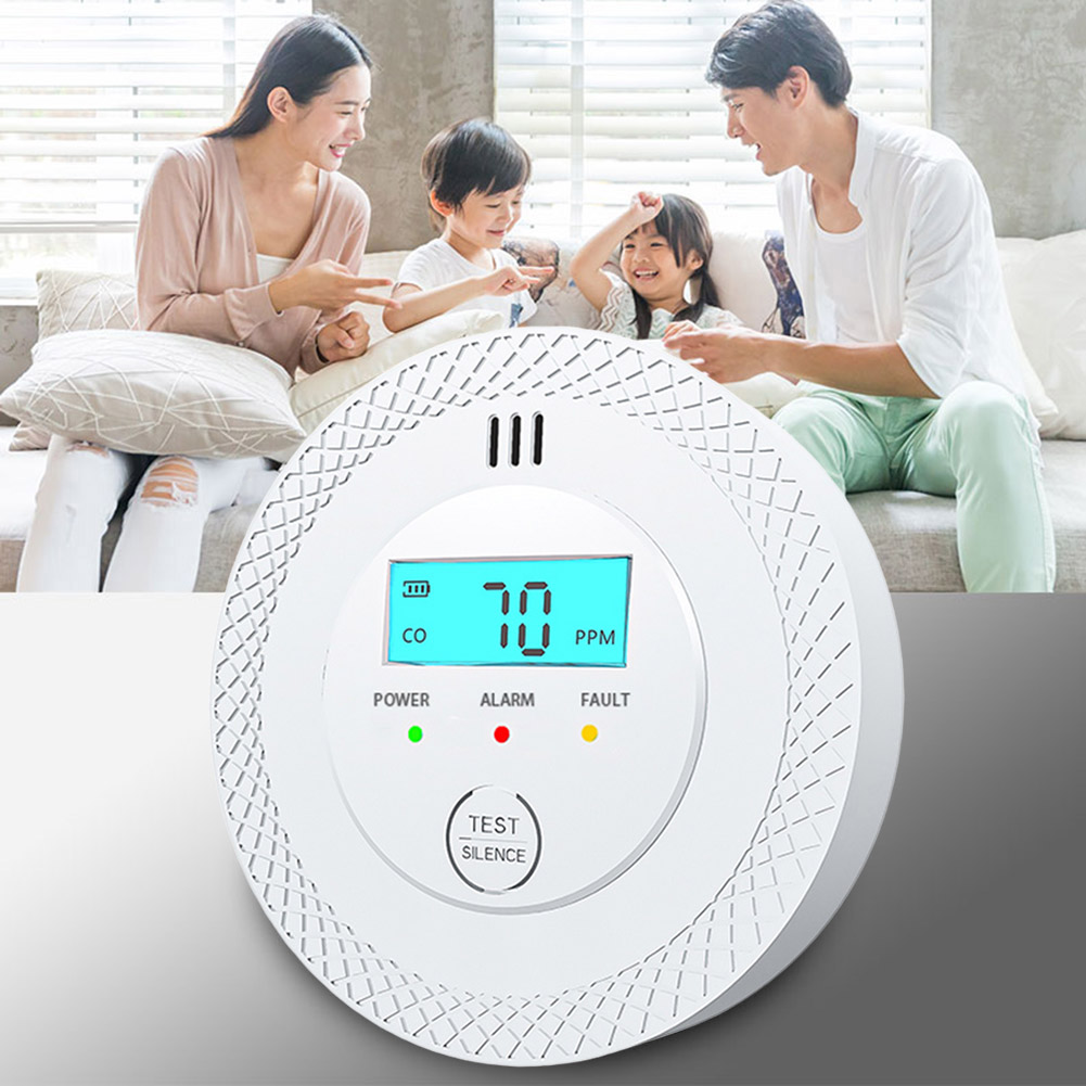 1-5PCS Carbon Monoxide Alarm D - Smoke Detector Interconnected avaliação e preço