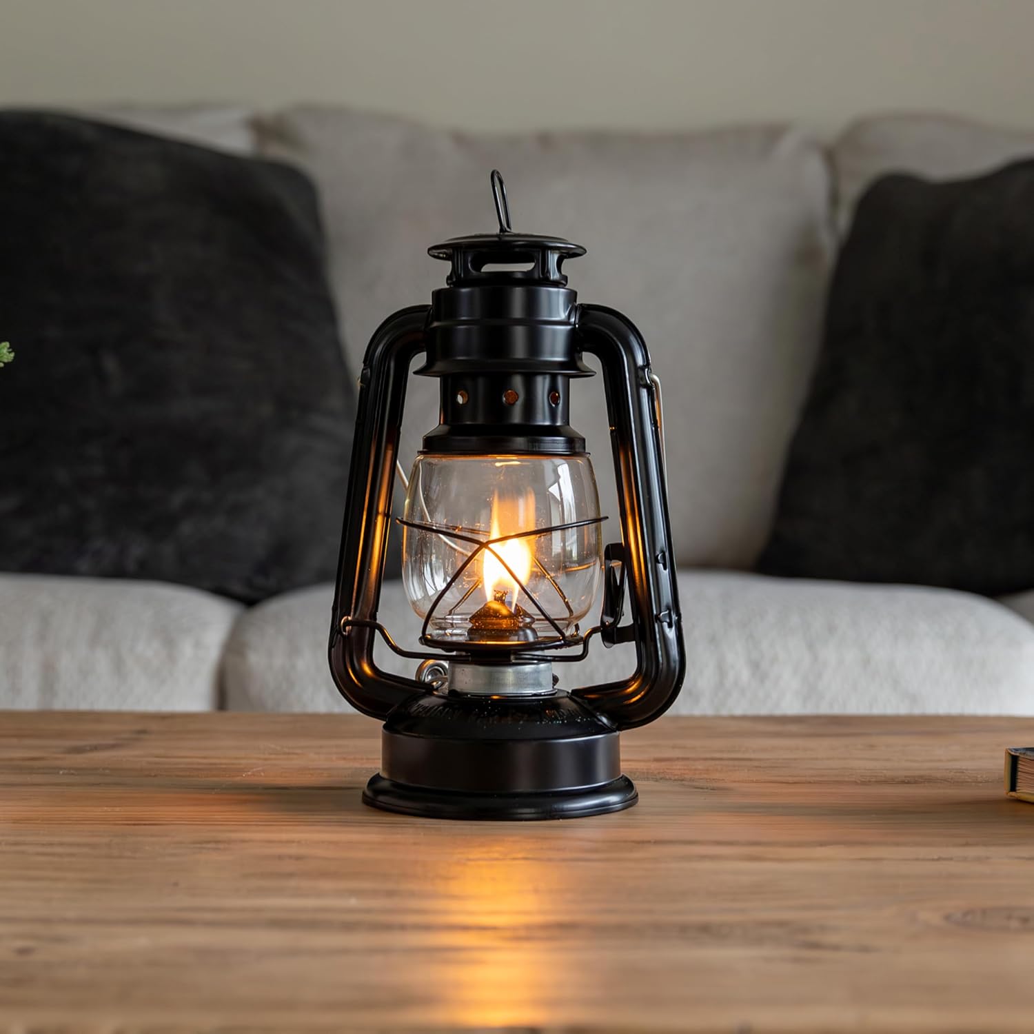 Vintage Hurricane Oil Lamp, Bl - Power Outage Light avaliação e preço