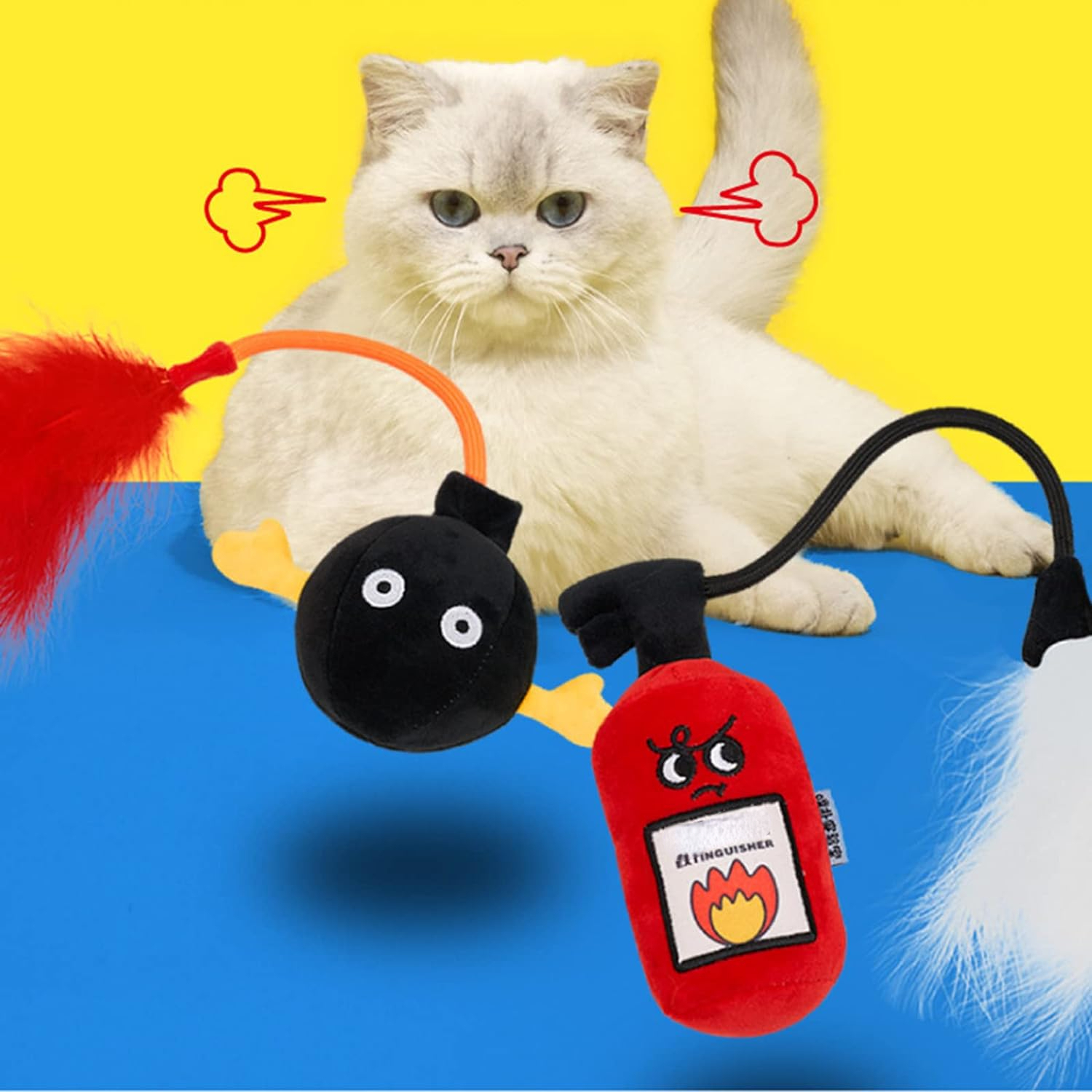 Exciting and Interactive Cat T - Fire Extinguisher Small avaliação e preço