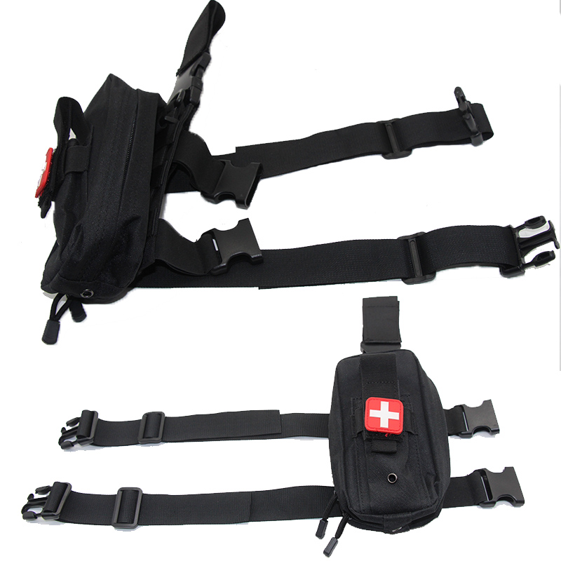 Tactical Thigh Moll Rig EDC Po - First Aid Bag Kit avaliação e preço