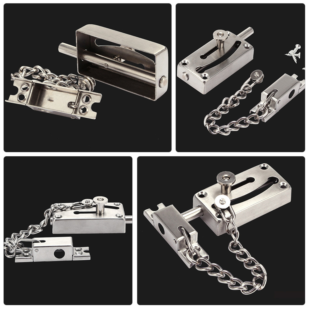 Safety Door Chain Lock Thicken - Security Chain Door avaliação e preço