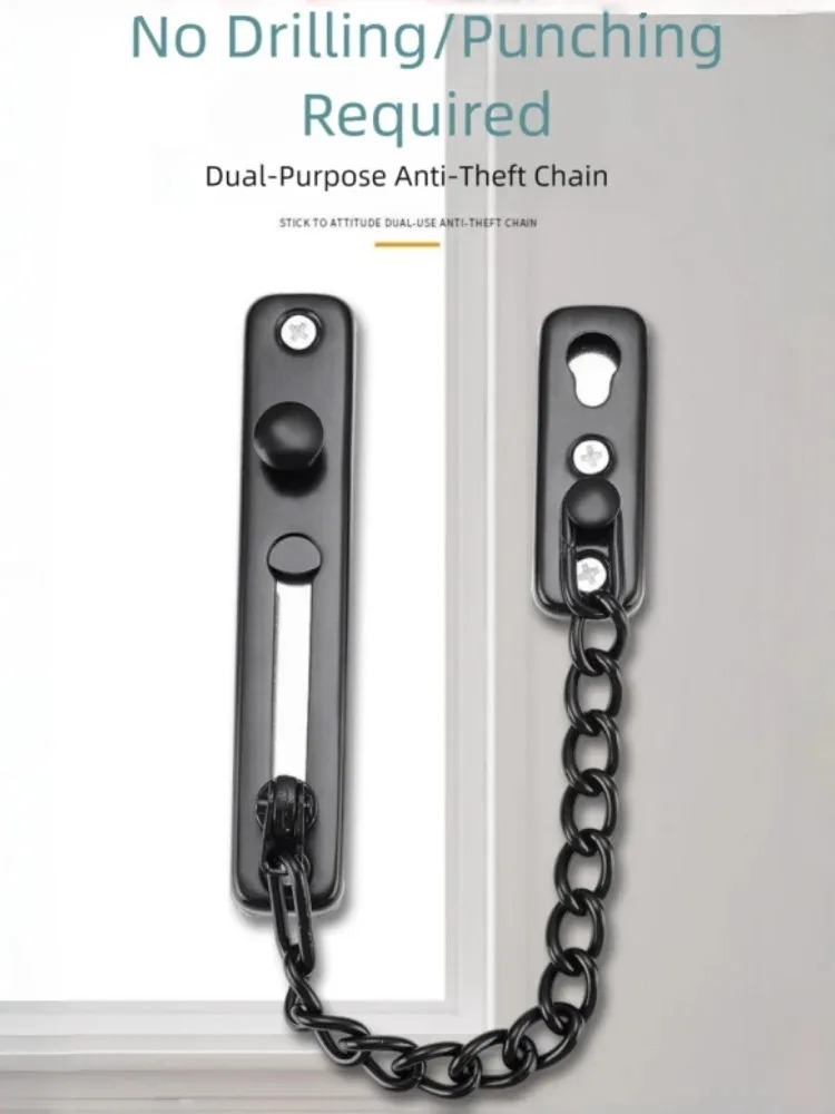 Multi-Color Stainless Steel An - Security Chain Door avaliação e preço