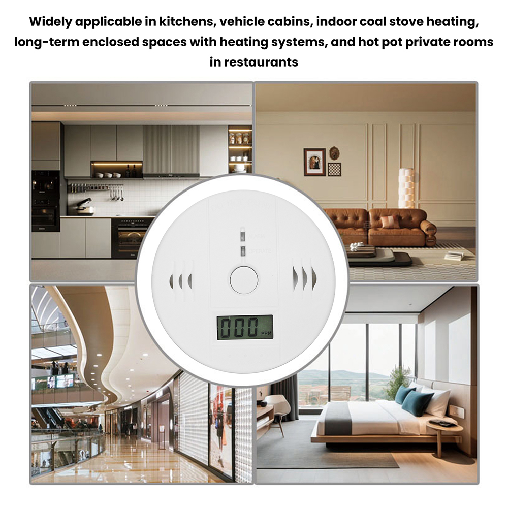 Carbon Monoxide Alarm Smoke Al - Smoke Detector Interconnected avaliação e preço