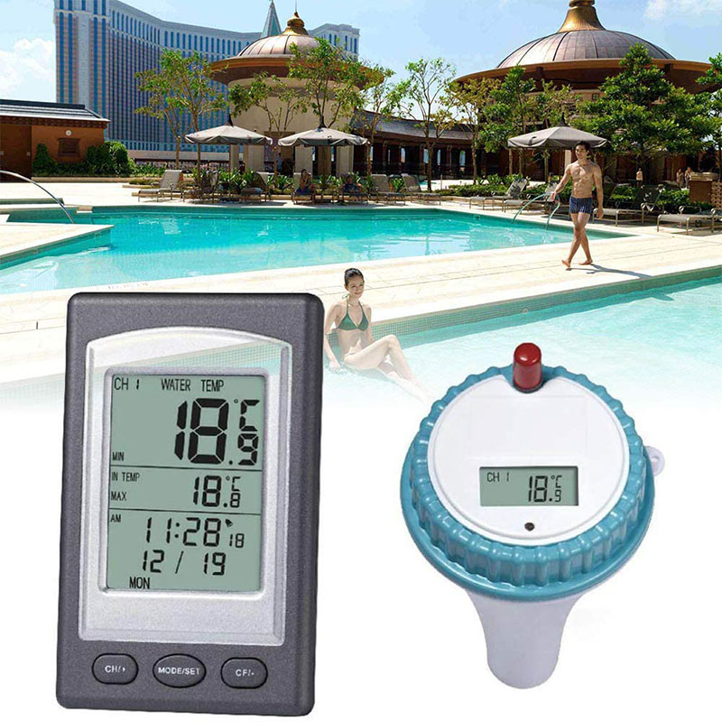 Digtal Swimming Pool Thermomet - Pool Alarm Float avaliação e preço