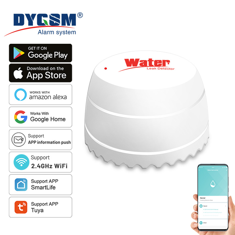 Tuya WiFi Water Leak Detector  - Water Alarm Sensor avaliação e preço