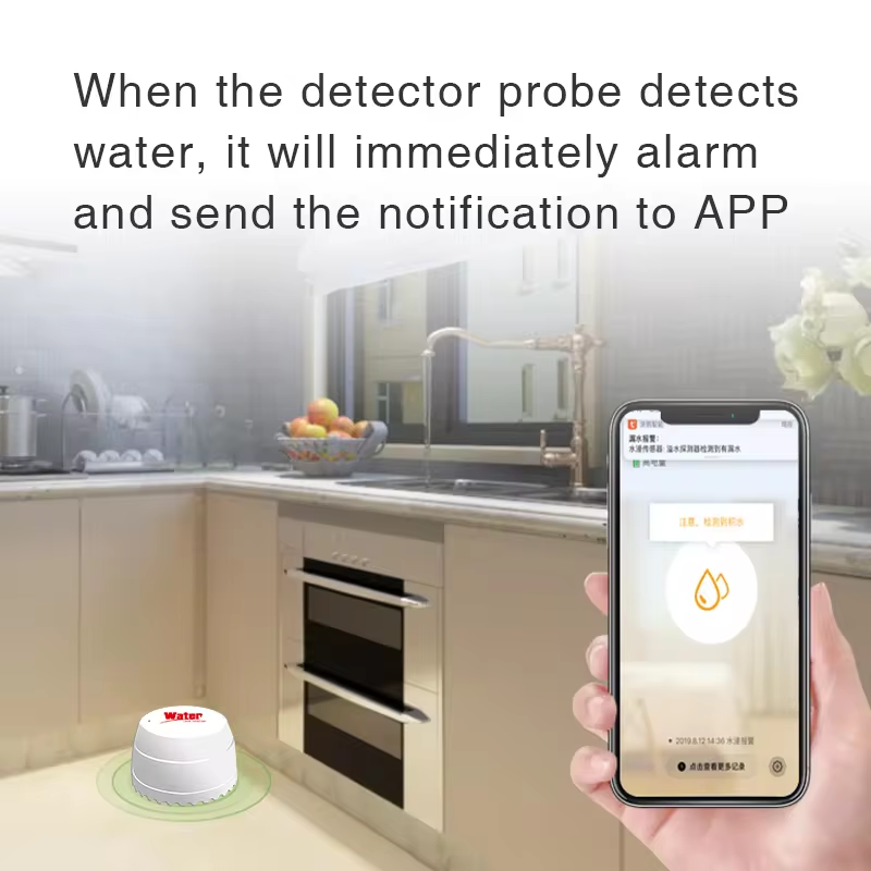 Tuya WiFi Water Leak Detector  - Water Alarm Sensor avaliação e preço