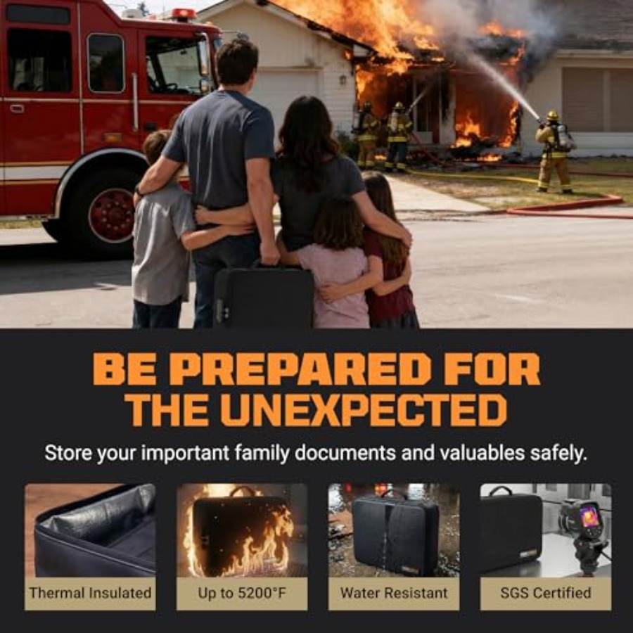 FIRESHIELD PRO 5200°F Fireproo - Fire Safe Document avaliação e preço