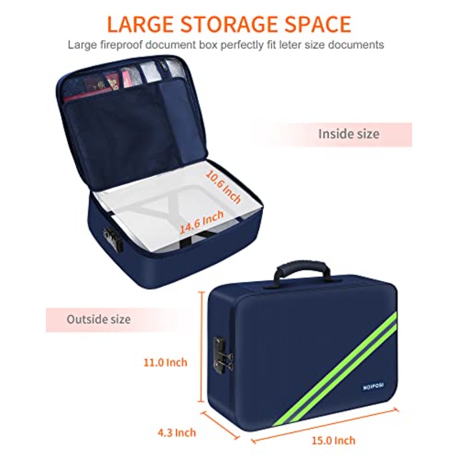 Important Document Organizer W - Fire Safe Document avaliação e preço