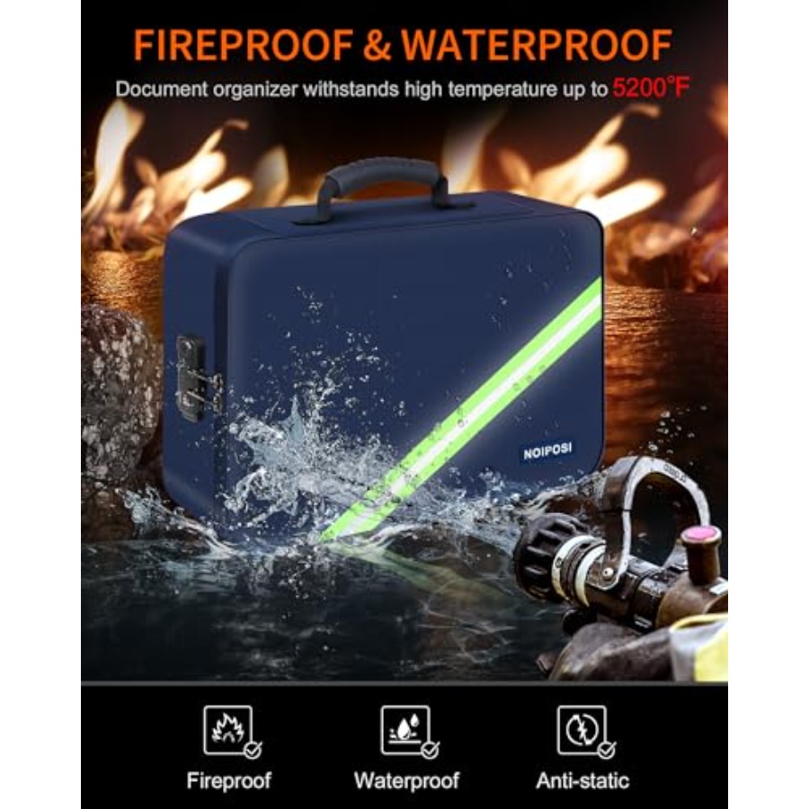 Important Document Organizer W - Fire Safe Document avaliação e preço