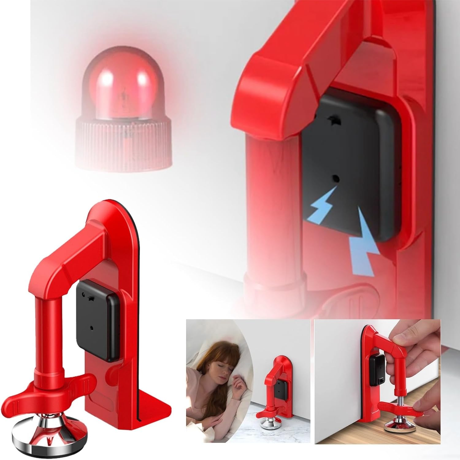 Battery Powered Alarm Door Sto - Door Stop Alarm avaliação e preço