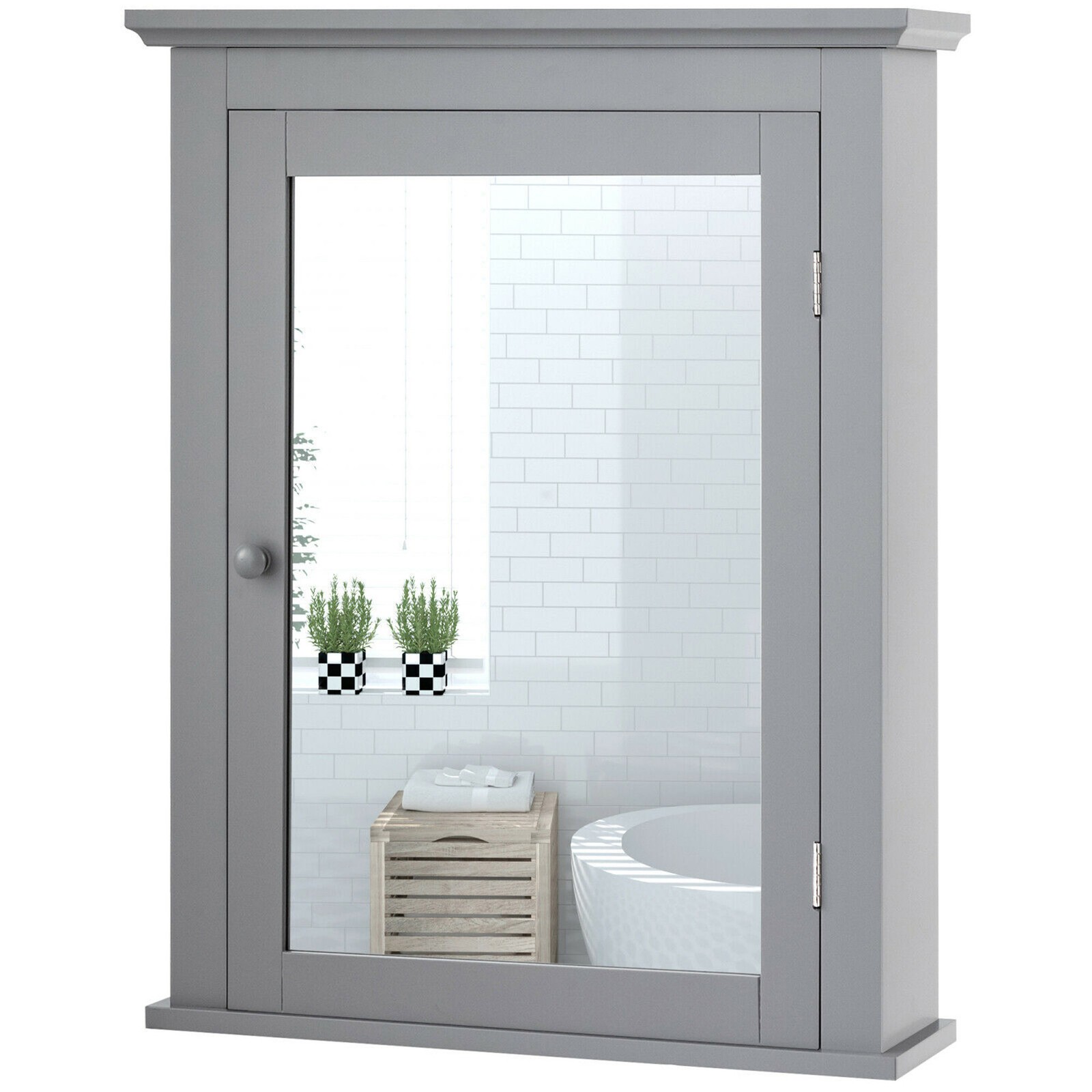 Bathroom Mirror Cabinet Wall M - Medicine Cabinet Lock avaliação e preço