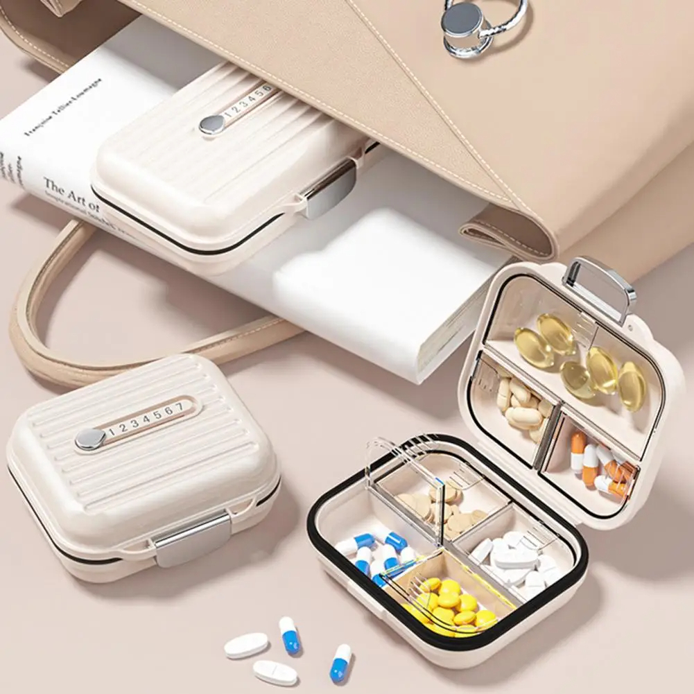 Pill Storage Box  Multi-purpos - Medicine Cabinet Lock avaliação e preço
