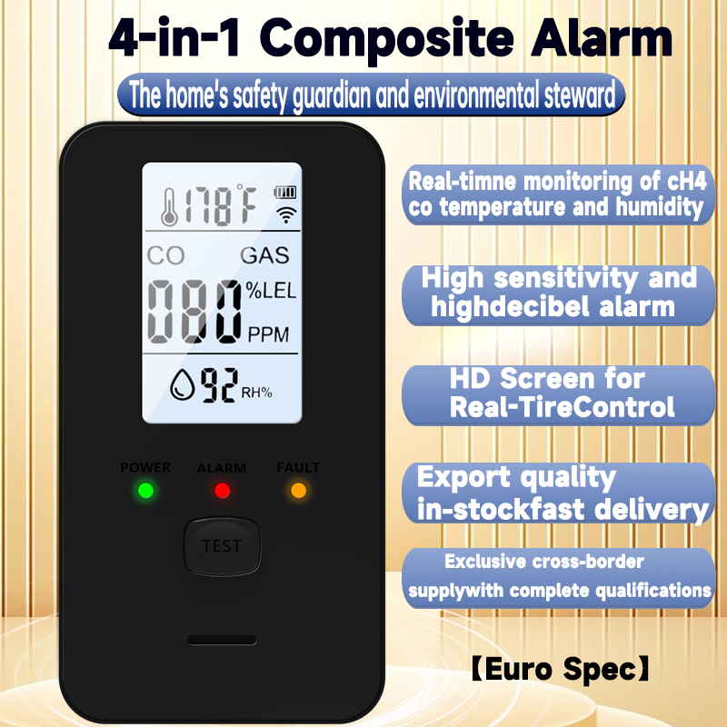 4 In 1 Gas Detector Carbon Mon - Co Detector Plug avaliação e preço