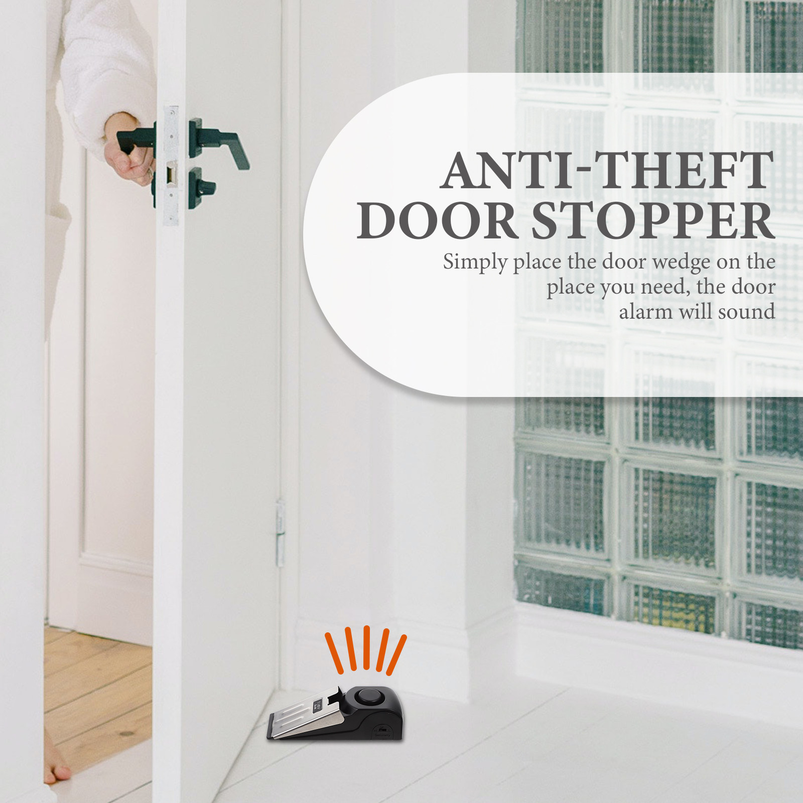 Anti Theft Door Stopper with A - Door Stop Alarm avaliação e preço
