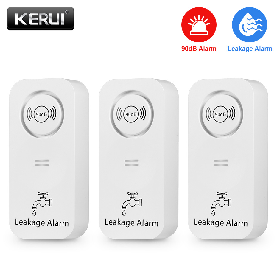 KERUI Wireless Water Sensor 90 - Water Alarm Sensor avaliação e preço