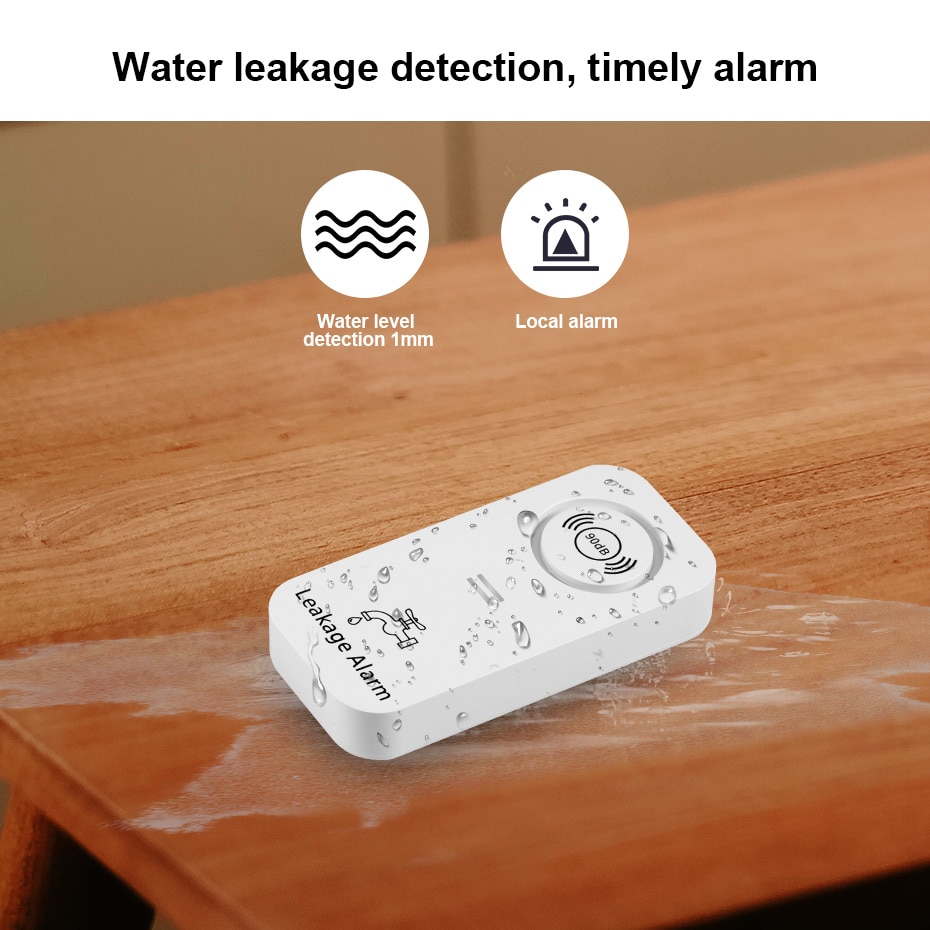 KERUI Wireless Water Sensor 90 - Water Alarm Sensor avaliação e preço