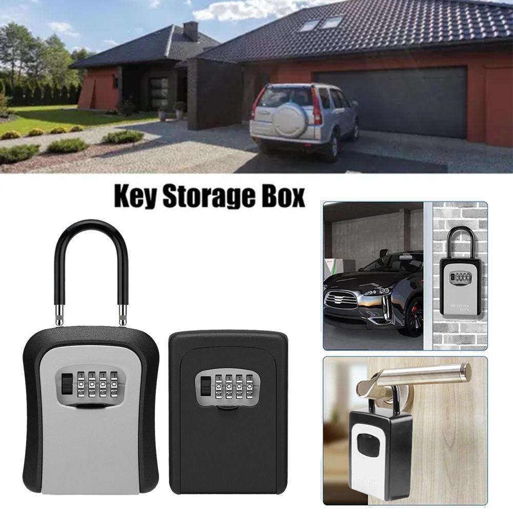 Wall Mount Key Lock Box 4 Digi - Lockbox Key Secure avaliação e preço