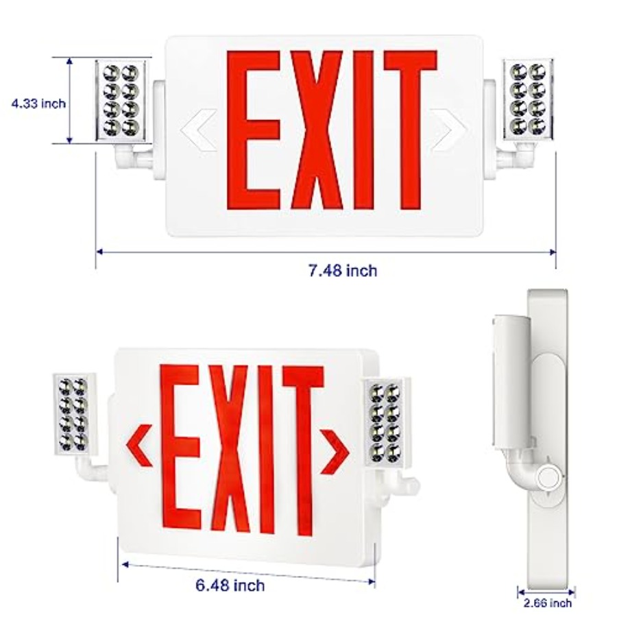 Spectsun 1 Pack Exit Signs wit - Emergency Exit Sign avaliação e preço