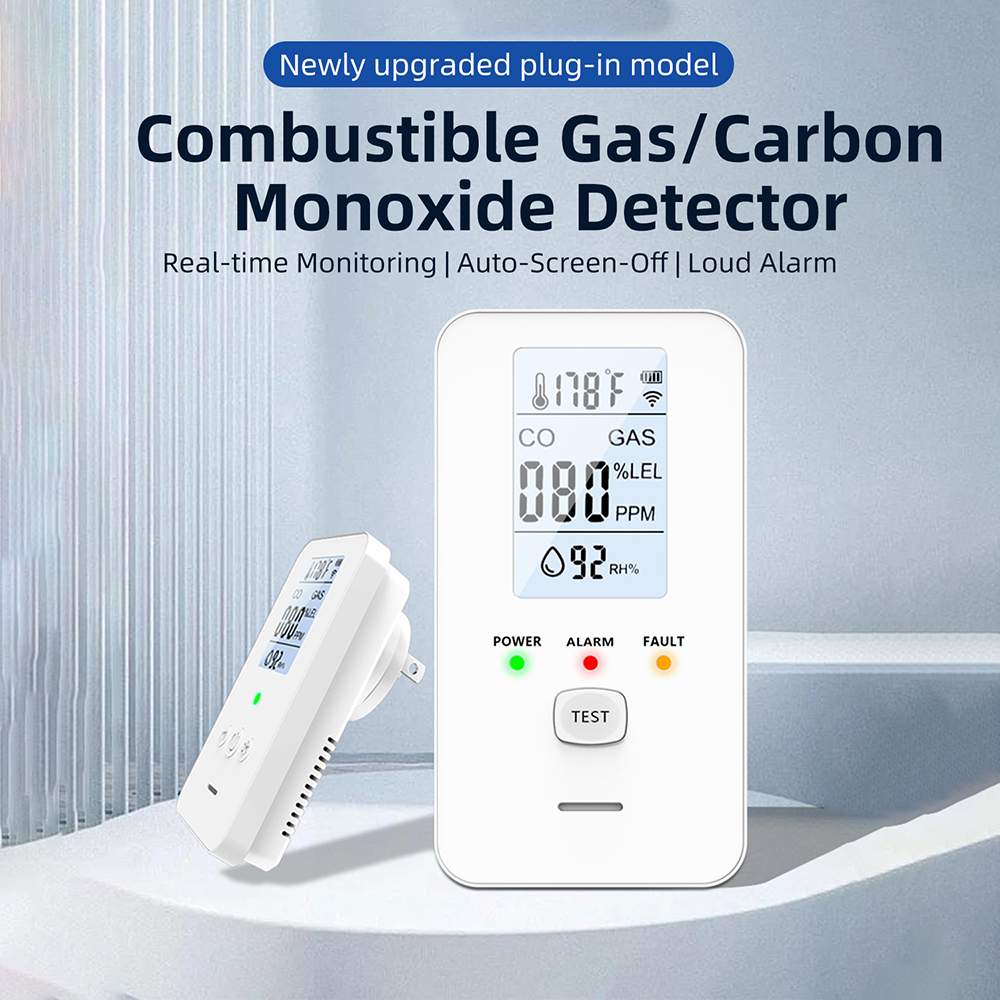 GC03 4-in-1 Gas & CO Detector  - Co Detector Plug avaliação e preço