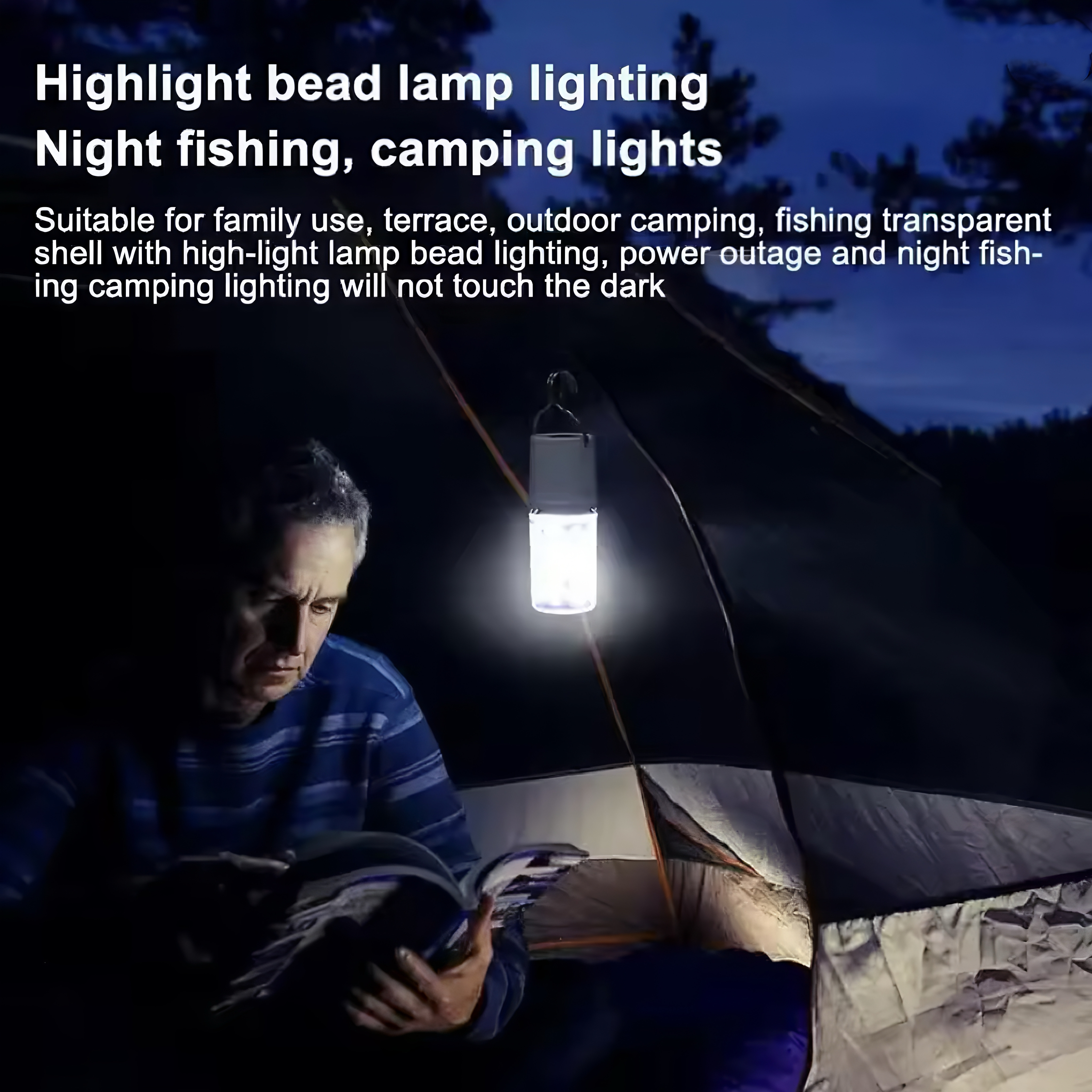 USB Rechargeable Emergency Lig - Power Outage Light avaliação e preço