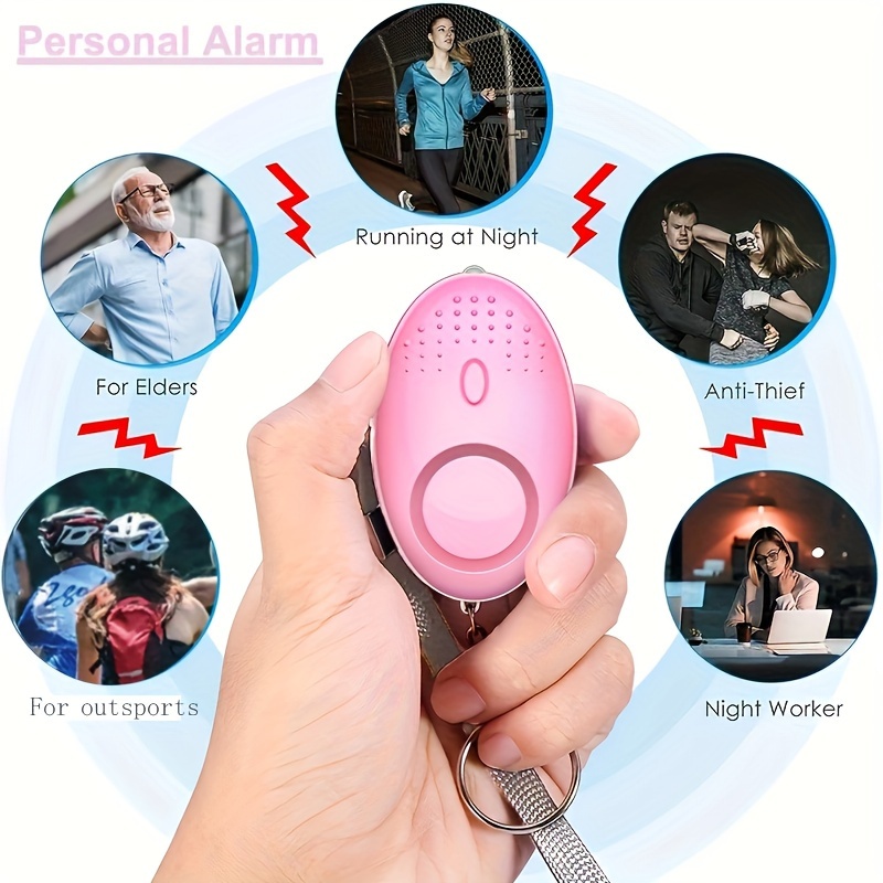 130dB Personal Safety Alarm wi - Personal Alarm Keychain avaliação e preço