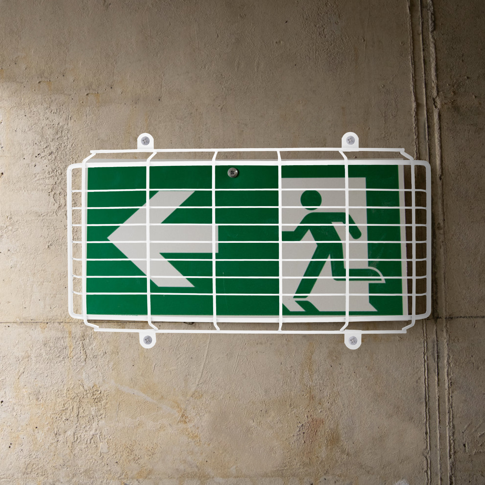 Stainless Steel Safety Exit Si - Emergency Exit Sign avaliação e preço