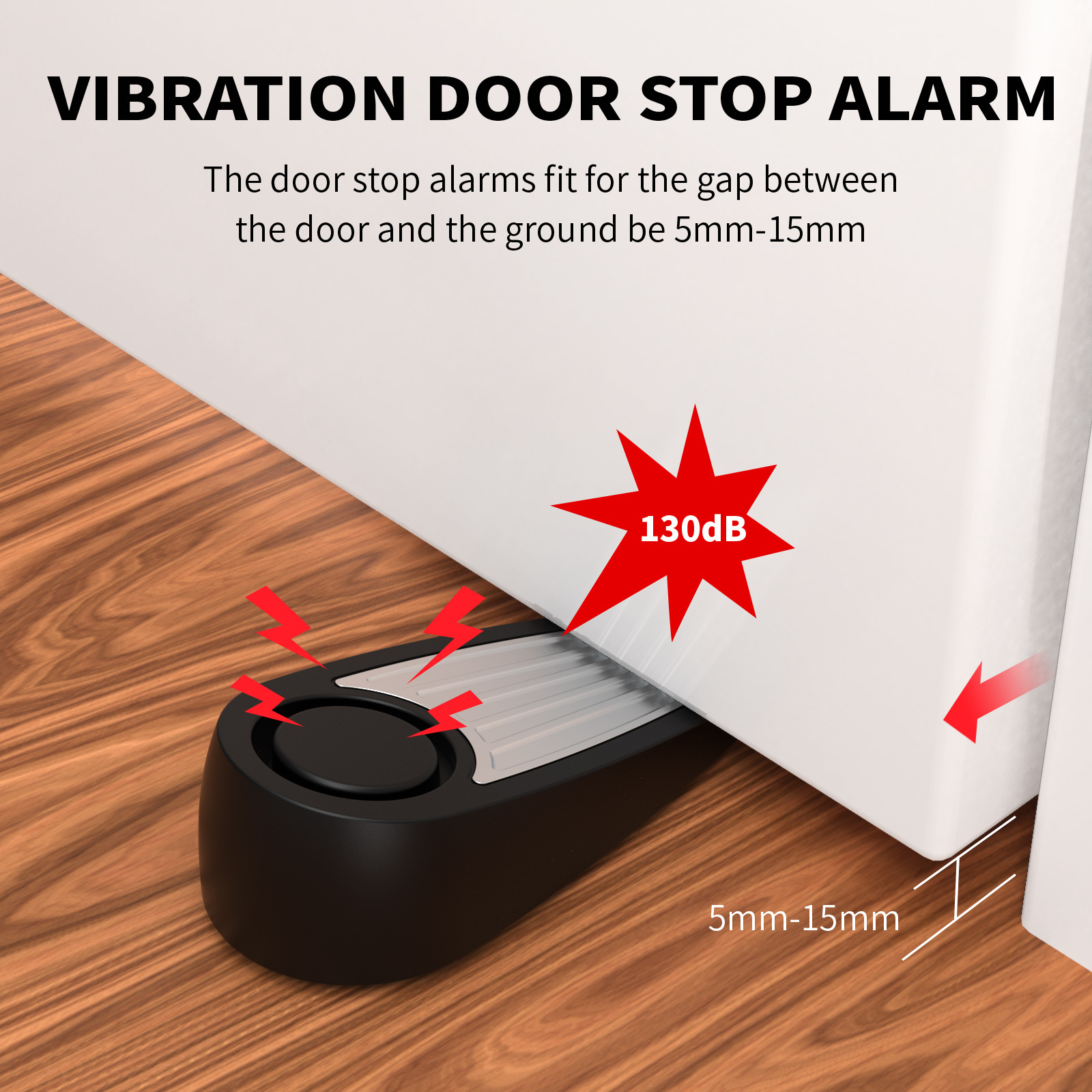 Wireless 130dB Door Stop Alarm - Door Stop Alarm avaliação e preço