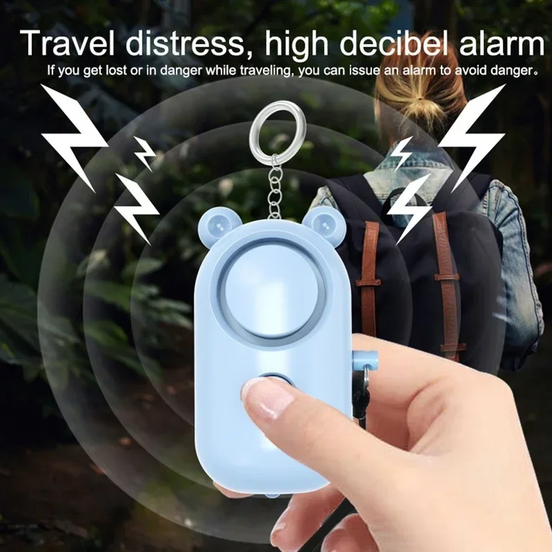 Self Defense Alarm 130 DB Girl - Personal Alarm Keychain avaliação e preço