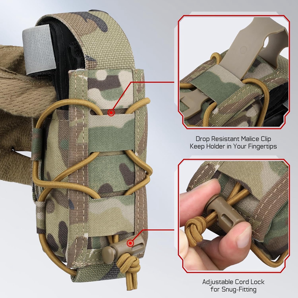 MOLLE Tourniquet Holder IFAK T - First Aid Bag Kit avaliação e preço