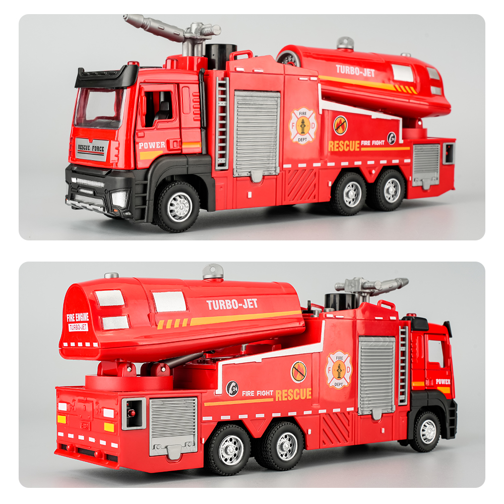 New Alloy Fire Truck Toy Large - Fire Escape Ladder avaliação e preço