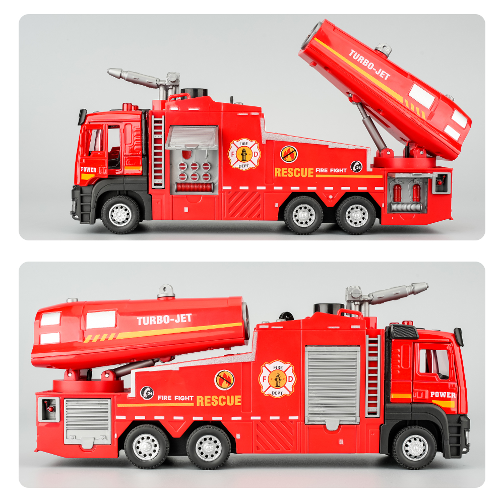 New Alloy Fire Truck Toy Large - Fire Escape Ladder avaliação e preço