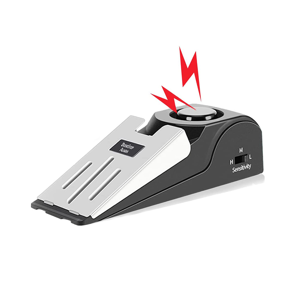 1Pc Door Stopper Alarm Portabl - Door Stop Alarm avaliação e preço