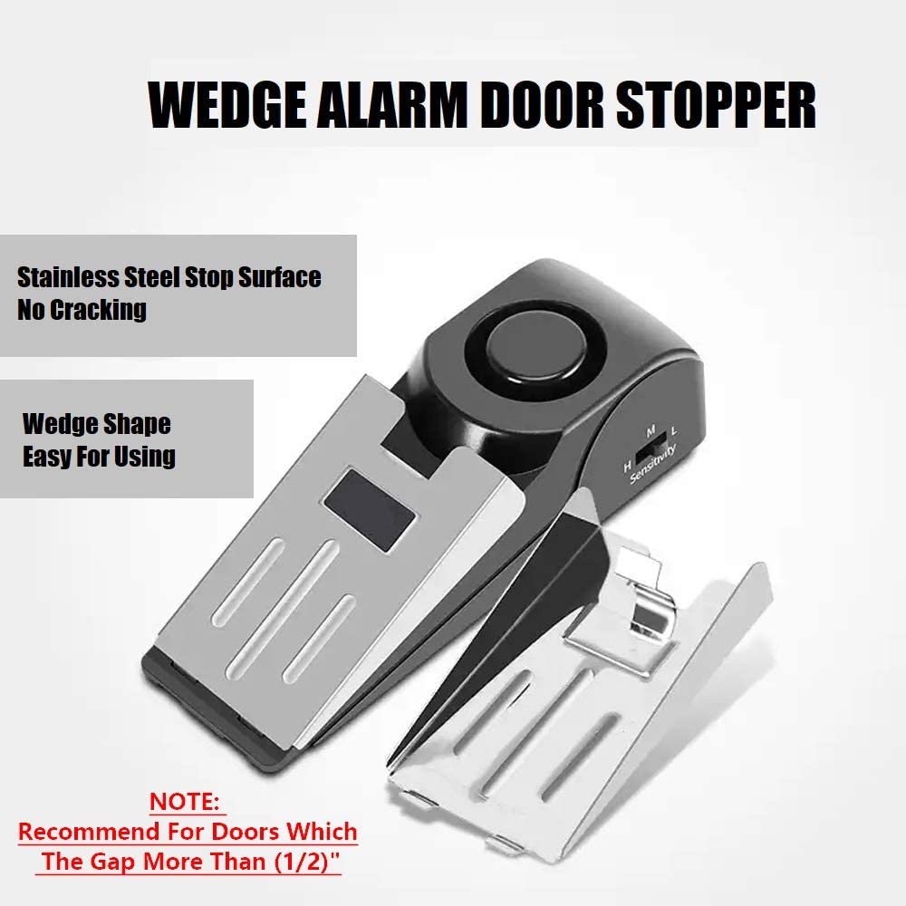 1Pc Door Stopper Alarm Portabl - Door Stop Alarm avaliação e preço