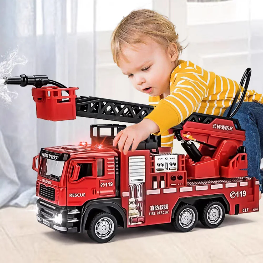 1/32 Fire Engine Car Toy Model - Fire Escape Ladder avaliação e preço