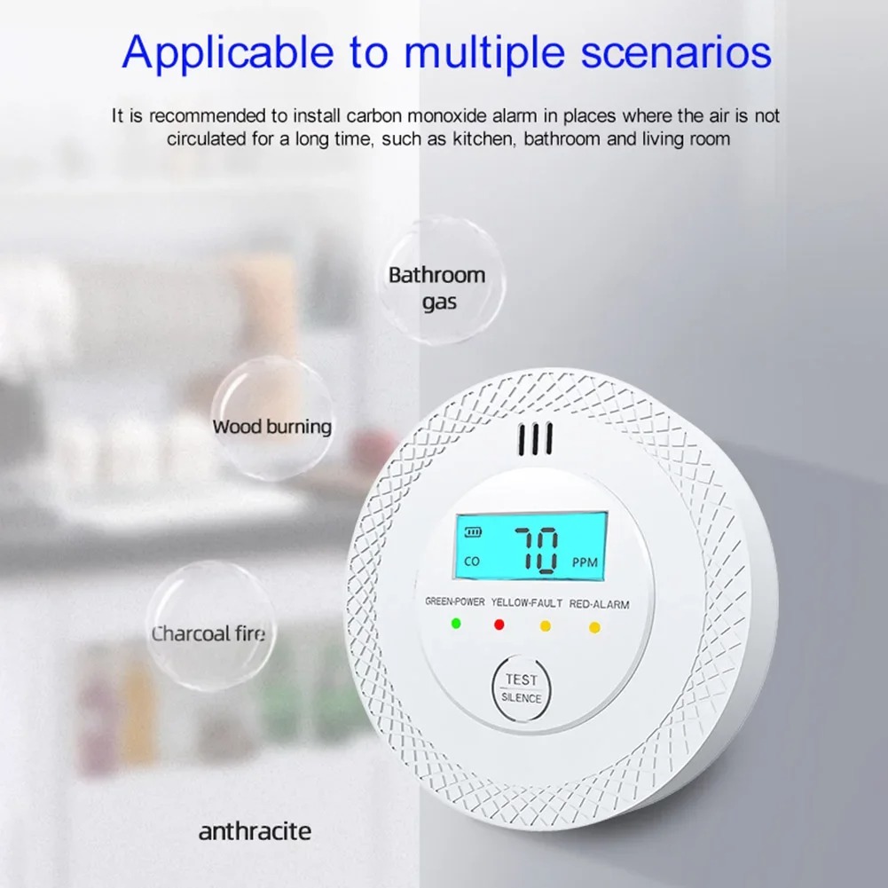 Carbon Monoxide Alarm Detector - Smoke Detector Interconnected avaliação e preço