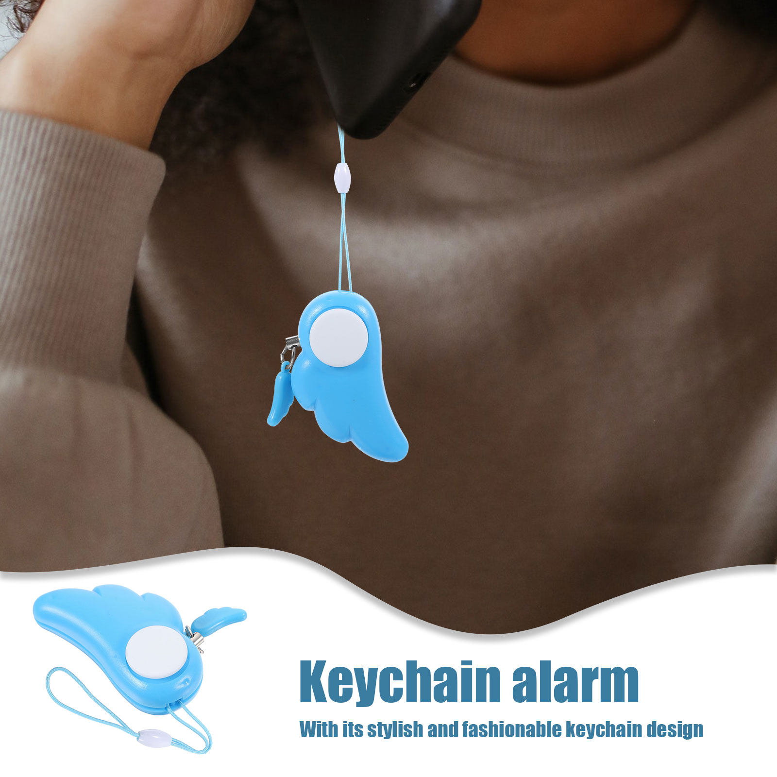 Personal Alarm Keychain 130Db  - Personal Alarm Keychain avaliação e preço