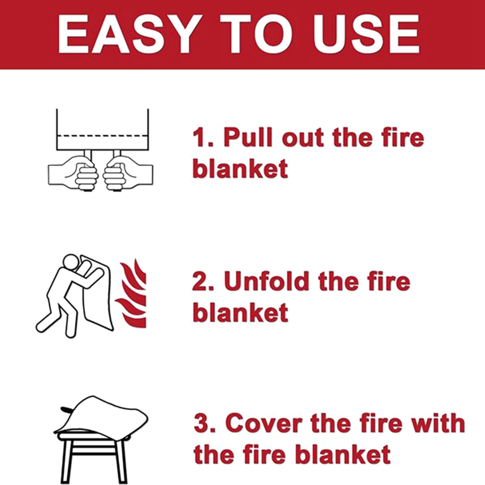 A40Z-Emergency Fire Blanket, F - Fire Blanket Kitchen avaliação e preço
