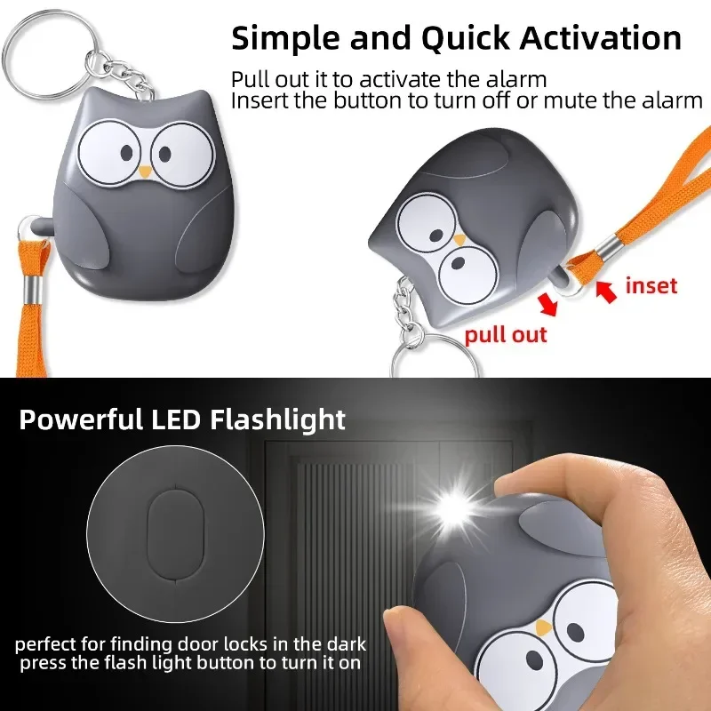 Personal Self Defense Alarm, P - Personal Alarm Keychain avaliação e preço