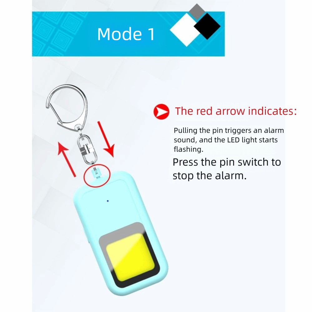 130 DB Safe Sound Personal Ala - Personal Alarm Keychain avaliação e preço