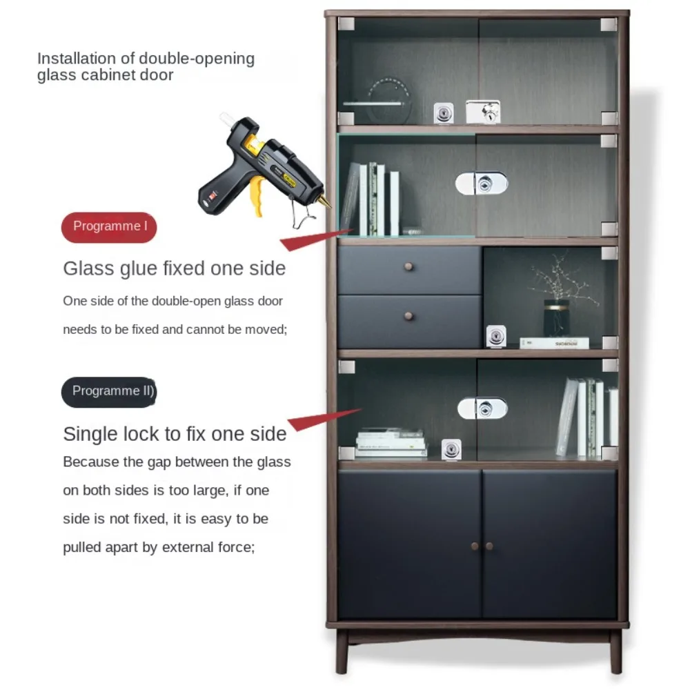 Metal Single Double Swinging G - Medicine Cabinet Lock avaliação e preço