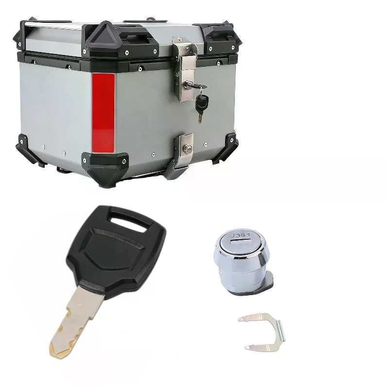 Heavy Duty Motorcycle Top Box  - Lockbox Key Secure avaliação e preço