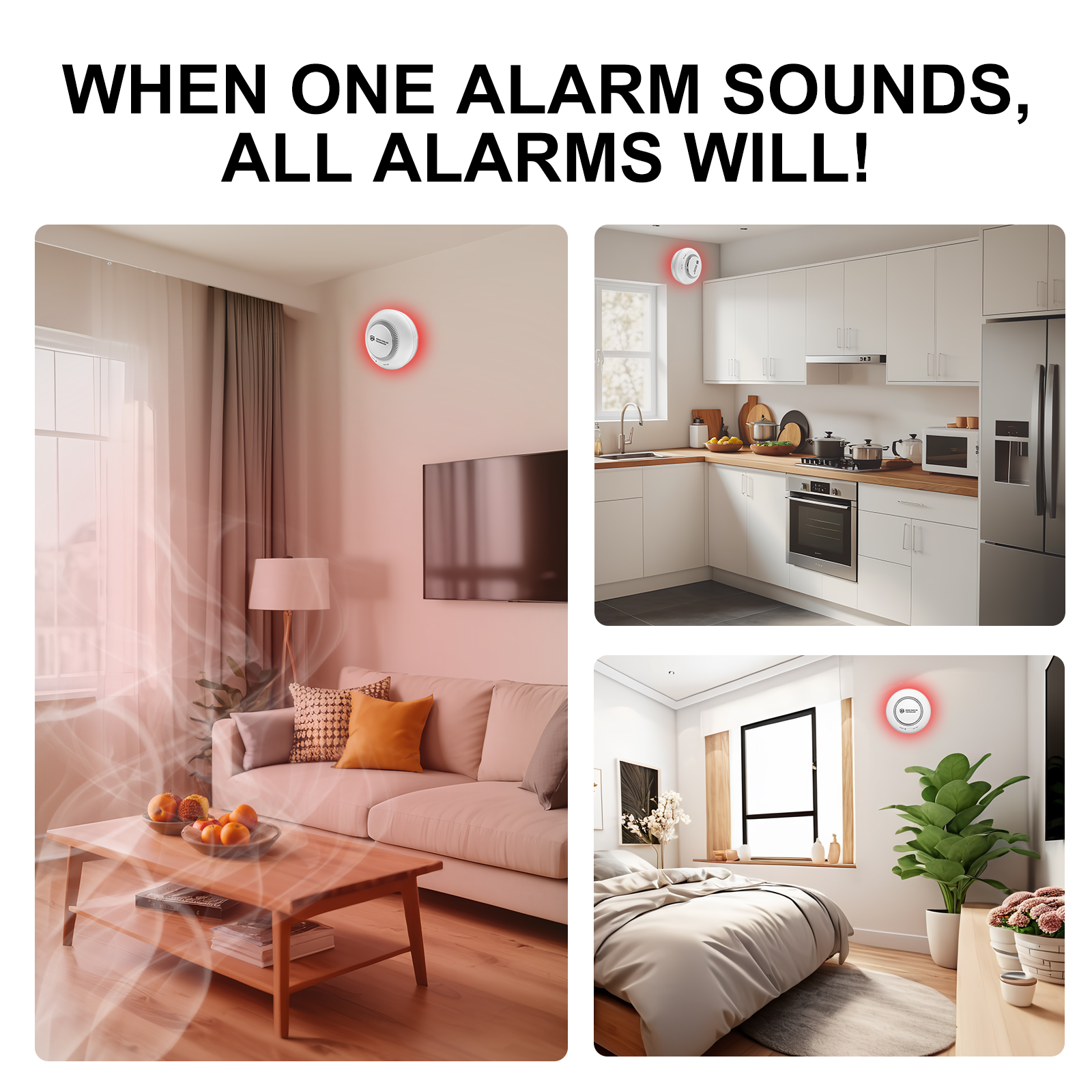 DFA Smoke Detector Fire Wirele - Smoke Detector Interconnected avaliação e preço