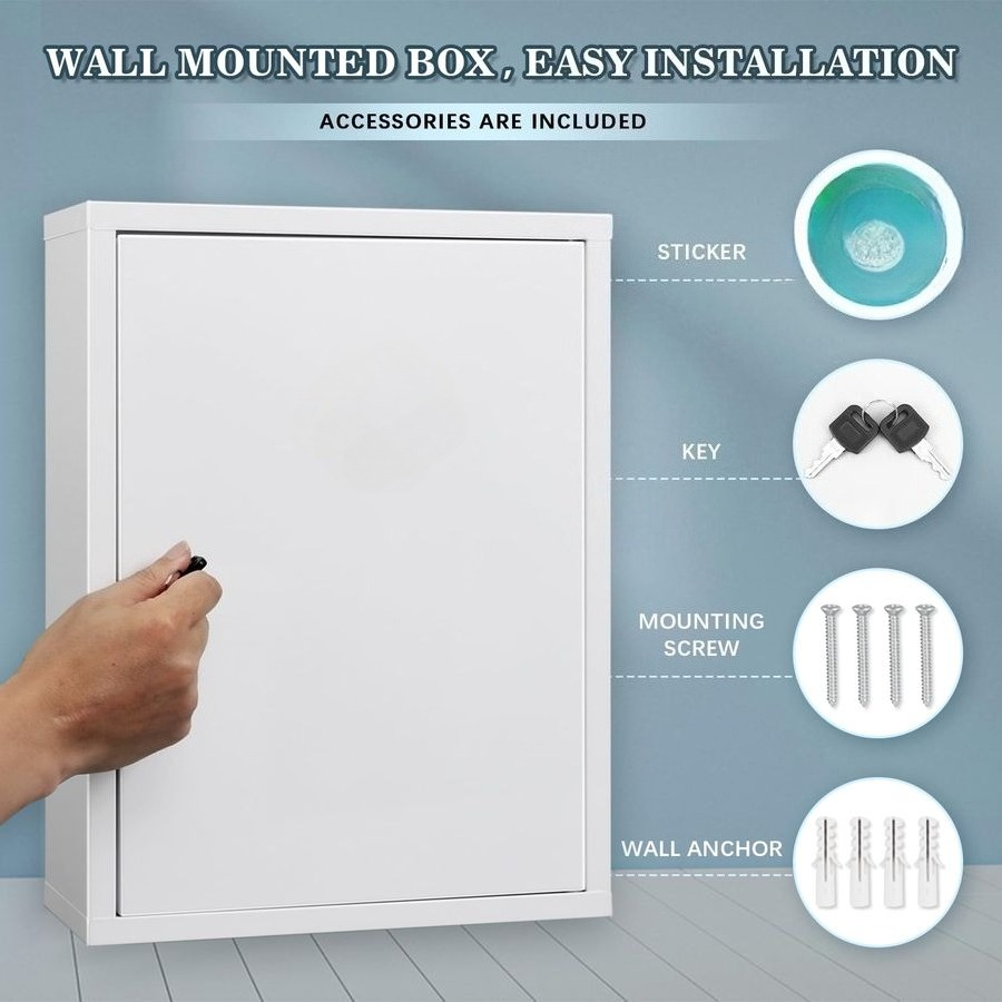 Wall Mount Locking Medicine Ca - Medicine Cabinet Lock avaliação e preço