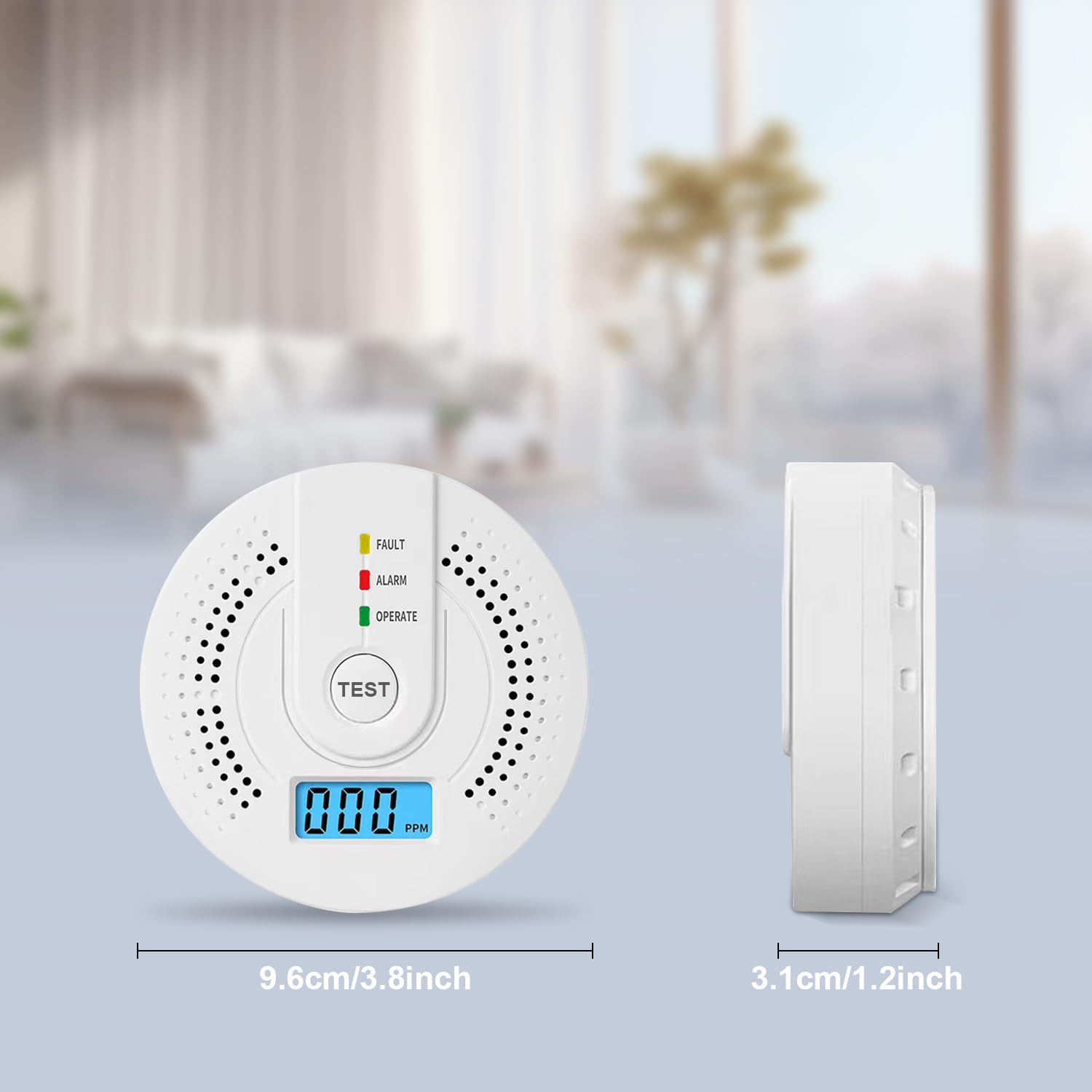 Carbon Monoxide Detector CO Ga - Smoke Detector Interconnected avaliação e preço