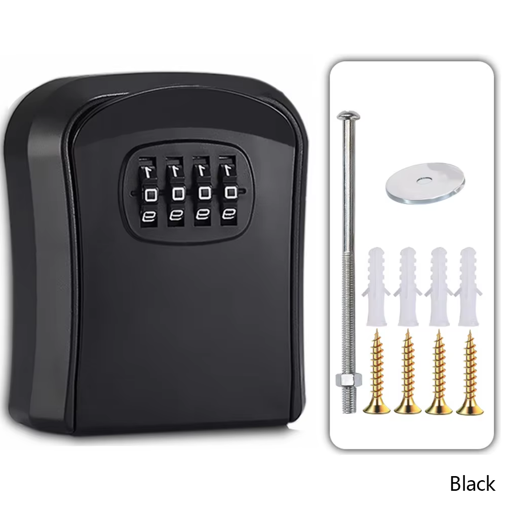 Wall Mount Key Lock Box with 4 - Lockbox Key Secure avaliação e preço
